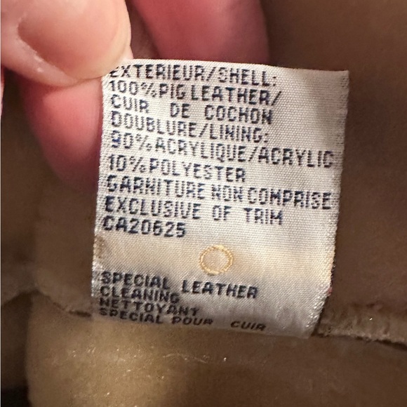 Guess leather Y2K shearling jacket - Picture 3 of 3